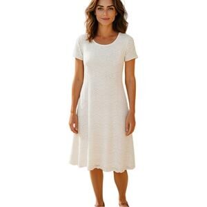 Maggy London Vintage Creamy Lace Maxi Dress size 8